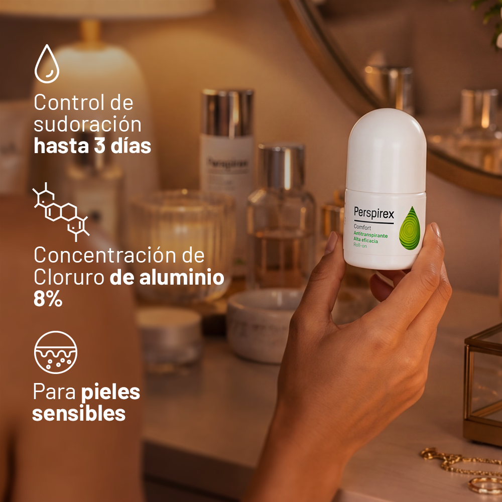 Perspirex Comfort — beneficios